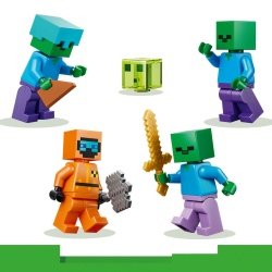 LEGO MINECRAFT TEMNITA CU ZOMBI 21587 - Img 6