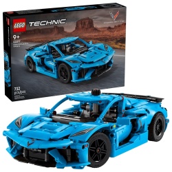 LEGO TECHNIC CHEVROLET CORVETTE STINGRAY ALBASTRU 42217 - Img 3