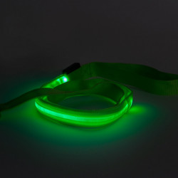 Lesa LED - functioneaza cu baterie - 120 x 2,5 cm - verde - Img 3