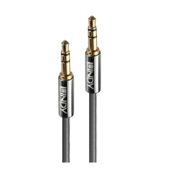 Lindy Cablu Audio 3.5mm, 2m, Cromo Line - Img 1