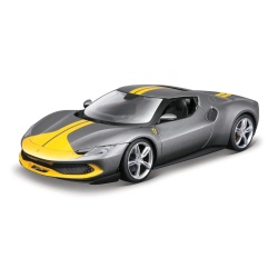 MAISTO MASINUTA METALICA SPEED ICONS 296 GTB ASSETTO FIORANO GRI SCARA 1 LA 64 - Img 2