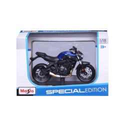 MAISTO MOTOCICLETA METALICA EDITIE SPECIALA YAMAHA MT07 SCARA 1 LA 18 - Img 3