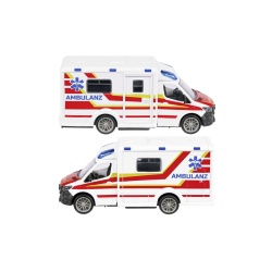 MAJORETTE AMBULANTA METALICA MERCEDES BENZ SPRINTER SCARA 1 LA 43 - Img 4