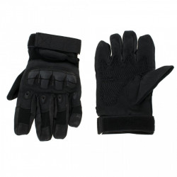 Manusi Tactice cu elemente de protectie, marime L, cu destinatie Moto, ATV, SSV, QUAD, culoare Neagra - Img 4