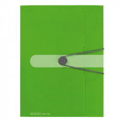 Mapa pp a4 30mm eotg inchidere buton cu elastic, verde opac