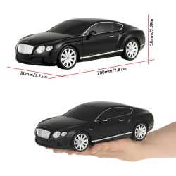 MASINA CU TELECOMANDA BENTLEY CONTINENTAL GT NEGRU CU SCARA 1 LA 24 - Img 7