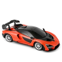 MASINA CU TELECOMANDA MCLAREN SENNA PORTOCALIU CU SCARA 1 LA 24 - Img 5