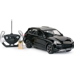 MASINA CU TELECOMANDA PORSCHE CAYENNE TURBO NEGRU CU SCARA 1 LA 14 - Img 7
