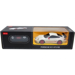 MASINA CU TELECOMANDA PORSCHE GT3 RS ALB CU SCARA 1 LA 24 - Img 2