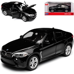 MASINUTA METALICA BMW X6M NEGRU SCARA 1 LA 24 - Img 4