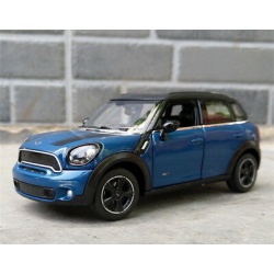 MASINUTA METALICA MINICOOPER ALBASTRU SCARA 1 LA 24 - Img 6