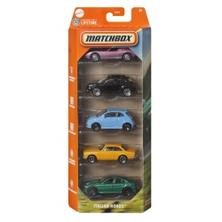 MATCHBOX SET 5 MASINUTE METALICE ITALIAN ROADS SCARA 1 LA 64