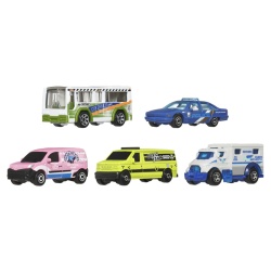 MATCHBOX SET 5 MASINUTE METALICE MBX CITY DRIVERS V SCARA 1 LA 64 - Img 2