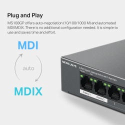MERCUSYS DESKTOP SWITCH 8PORT GB MS108GP - Img 13
