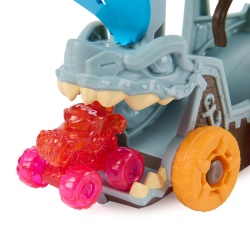 MONSTER JAM MINI JAMS SET DE JOACA LANSATOR MEGALODON DISTRUGATOR MARIN - Img 9