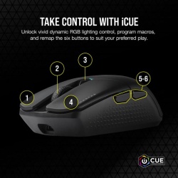 Mouse Gaming Wireless Corsair KATAR ELIT - Img 7