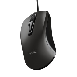 Mouse Trust cu fir optic, negru - Img 2