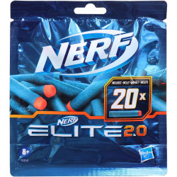 NERF ELITE MUNITIE 2.0 REFILL 20 PIESE - Img 1