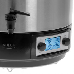 OALA ELECTRICA DE PASTEURIZARE 28L 2600W AD 4496 ADLER - Img 8