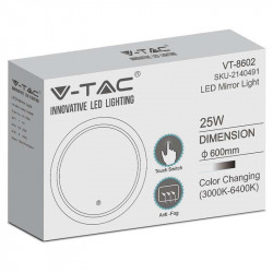 Oglinda iluminata led 25w 3 in 1 ip44 anti aburire - Img 3