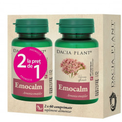 PACHET EMOCALM CU VALERIANA 60cpr (1+1cadou) DACIA PLANT