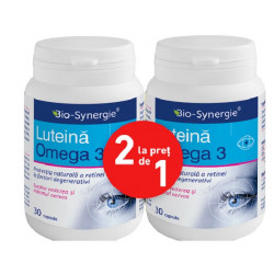 PACHET - LUTEINA OMEGA 3 30cps (1+1 gratis) BIO-SYNERGIE ACTIV
