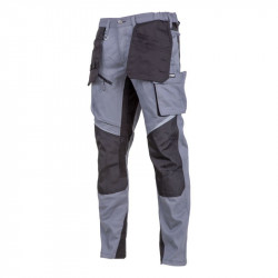 PANTALON LUCRU SLIM-FIT ELASTIC / GRI - L/H-176
