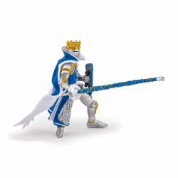 Papo figurina rege cu blazon dragon albastru - Img 8
