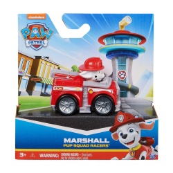 PATRULA CATELUSILOR PUP SQUAD RACERS VEHICUL CU FIGURINA MARSHALL - Img 1