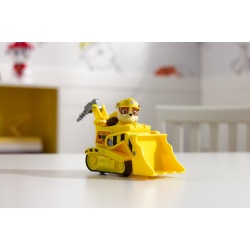 PATRULA CATELUSILOR SET VEHICUL DE BAZA BULDOZER SI FIGURINA RUBBLE - Img 5