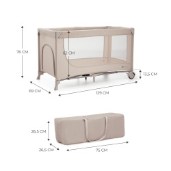 PATUT TRAVEL KINDERKRAFT JOY2, FARA ACCESORII, BEIGE - Img 6