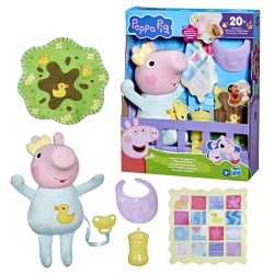 PEPPA PIG SET DE JOACA OINKS AND SNUGGLES PAPUSA EVIE INTERACTIVA CU ACCESORII - Img 8