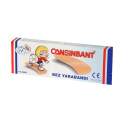 PLASTURE CANSINBANT PENTRU RANI CU RIVANOL 1,9*7,2cm 10buc TURDA PHARM