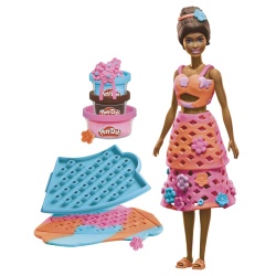 PLAY DOH BARBIE SET CREATII VESTIMENTARE ZI DE PLAJA COCHETA - Img 11