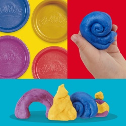 PLAY DOH SET 4 CUTII PLASTILINA CULORI METALICE STRALUCITOARE - Img 5