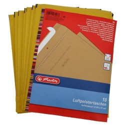 Plic antisoc cu alveole Herlitz C6, 170 x 225 mm, 10 buc/set - Img 1