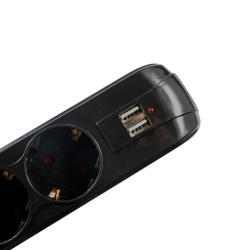 PRELUNGITOR SPACER SCHUKO x5 16A USB - Img 4
