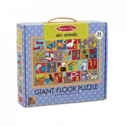 Primul meu puzzle de podea eco Alfabetul Animalelor - Melissa and Doug - Img 3
