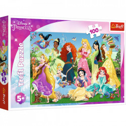 PUZZLE 100 PRINTESELE SARMANTE - Img 1