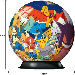 PUZZLE 3D GLOB POKEMON 73 PIESE - Img 6