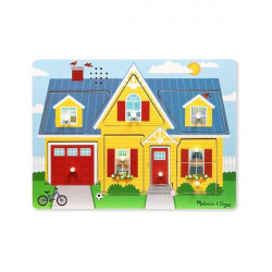 Puzzle cu sunete Casa mea Melissa and Doug - Img 1