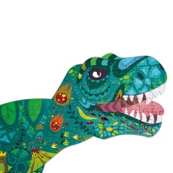 Puzzle - Dinozaur cu piese tematica dinozaur, 202 piese - Img 10