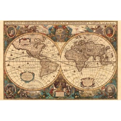 PUZZLE HARTA ANTICA A LUMII 5000 - Img 2