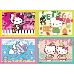 PUZZLE HELLO KITTY BUMPER PACK 4X100 - Img 2