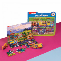 PUZZLE TRAFIC, 17 PIESE - Img 5