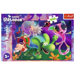 PUZZLE TREFL 100 DRAGONUL DIPLODOK SI PRIETENII SAI - Img 3
