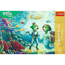 PUZZLE TREFL 100 FAMILIA TREFLIK INSPIRAT DE ARTA MAGIA ADANCURILOR - Img 3