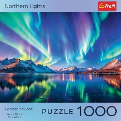 PUZZLE TREFL 1000 COLECTIA SUA AURORA BOREALA POSTER INCLUS - Img 3