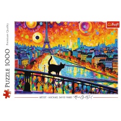 PUZZLE TREFL 1000 PISICA DIN PARIS - Img 3