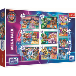 Puzzle trefl 10in1 patrula catelusilor echipa cateilor - Img 1